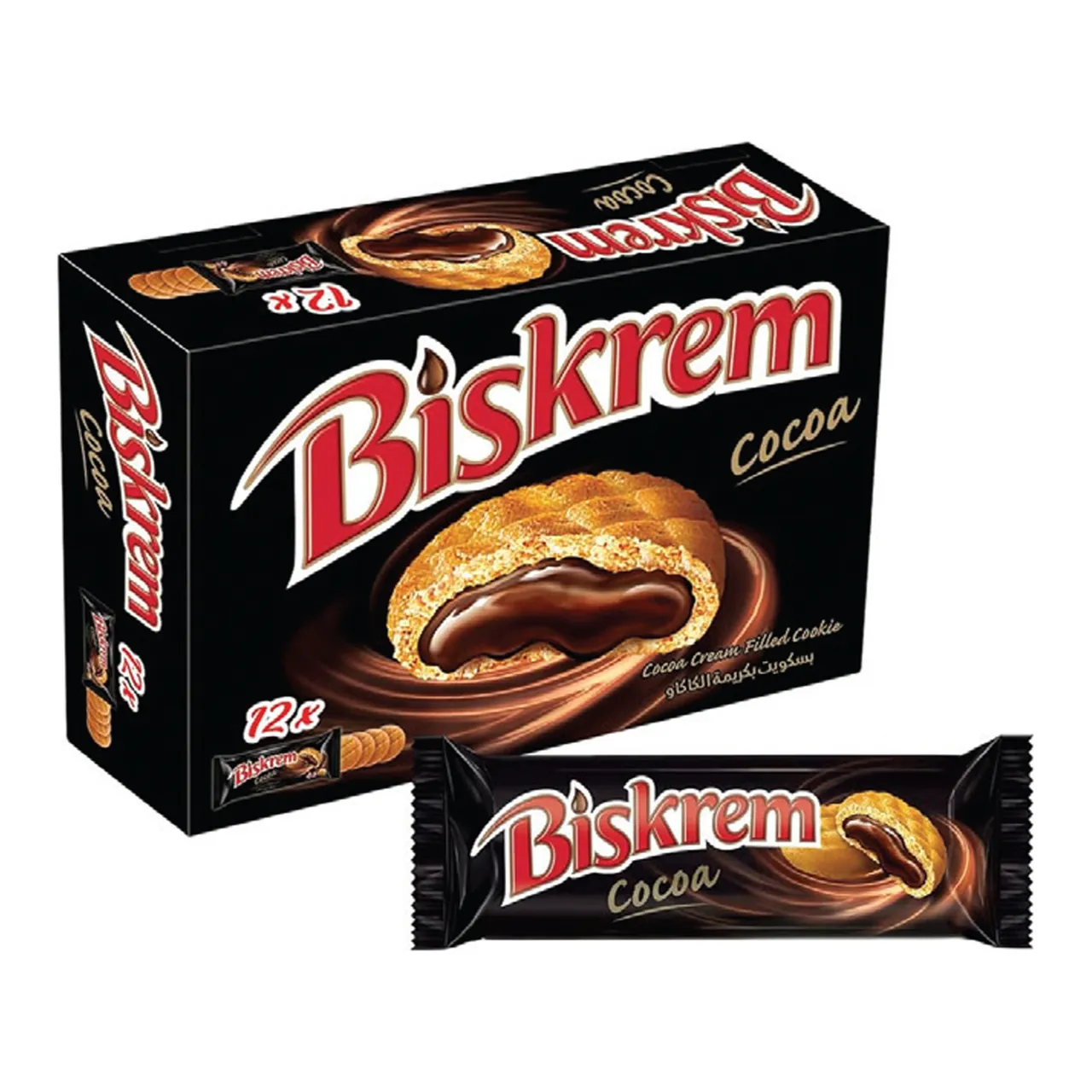 Biskrem بسكويت كوكي بكريمة الكاكاو