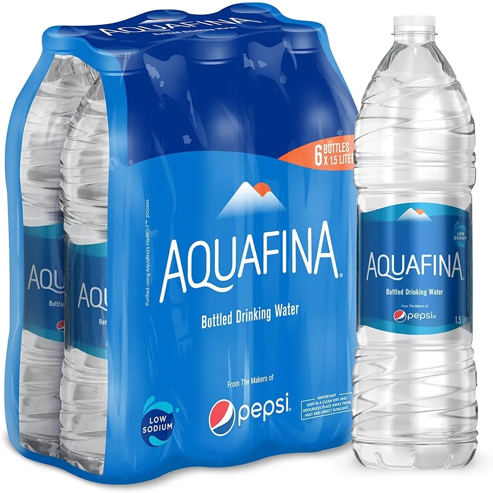 Aquafina 1.5Ltrx5pcs+1 مجاناً