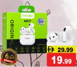 Modio سماعة بلوتوث إير بود Me17