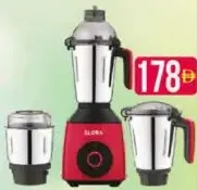 Elora Mixer Grinder 3In1 Elmg 3441 650W
