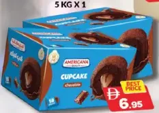 Americana Cupcake Chocolate Filled