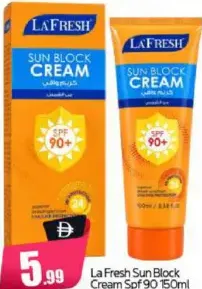 La Fresh Sun Block Cream Spf 90