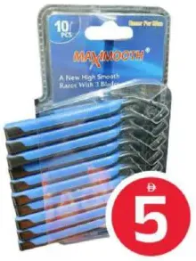 Maximooth ماكسيسموث شفرة حلاقة ٣ شفرات