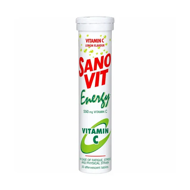 Sanovit Energy Vitamin C Lemon 20 Effervescent Tablets