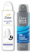 Dove Deodorant Body Spray