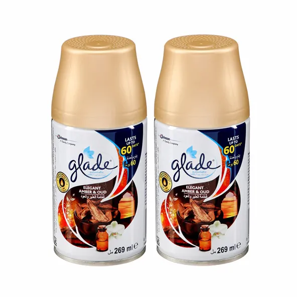 Glade معطر جو عبوة تلقائية بالعنبر والعود
