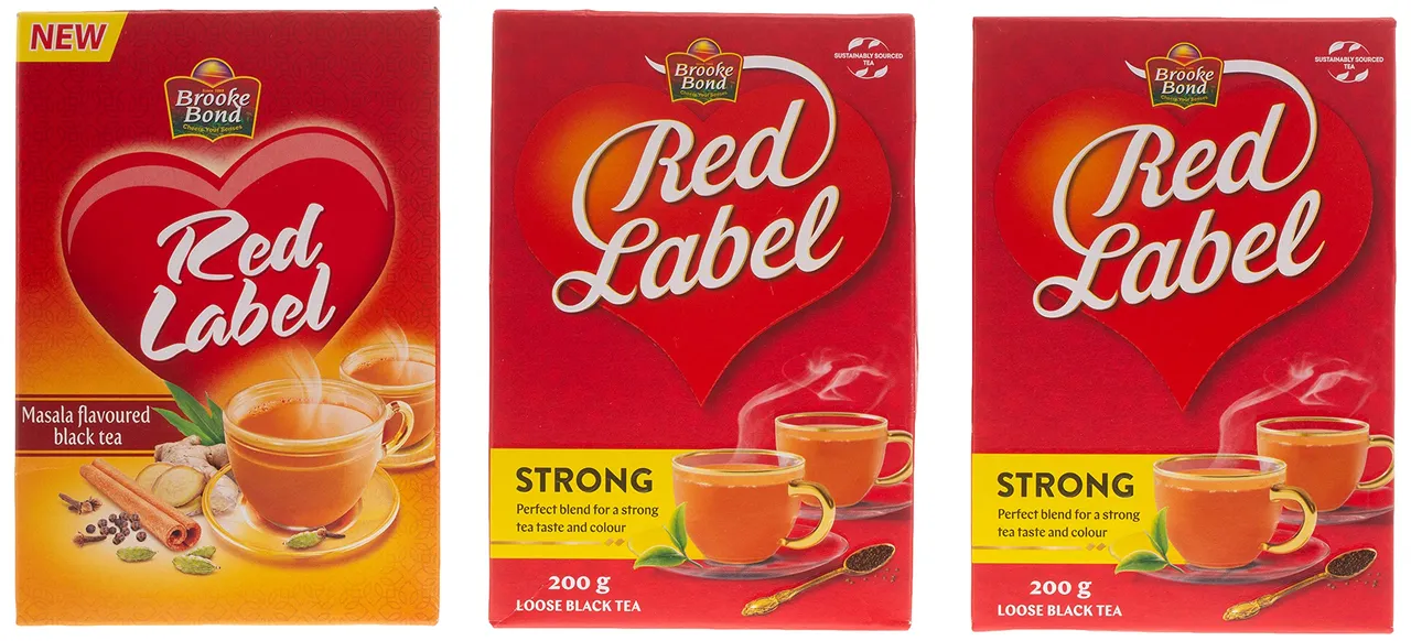 Brooke Bond شاي بروك بوند ريد ليبل الأحمر