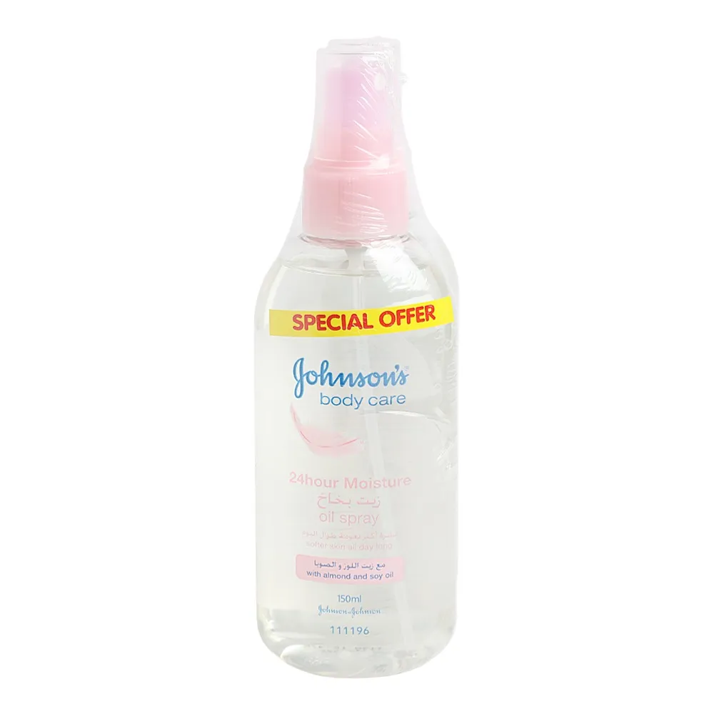Johnson & Johnson Johnson's بخاخ زيت مرطب للعناية بالجسم 24hour