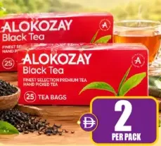 Alokozay الوكوزاي أكياس شاي أسود