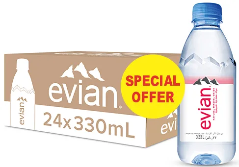 Evian Water Special Price