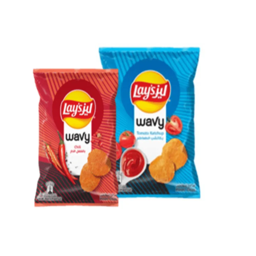 Lay'S شيبس مموج مشكل - 2x