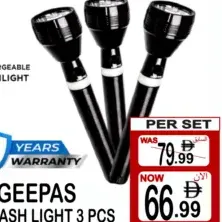 Geepas Led Flash Light GFL4622N