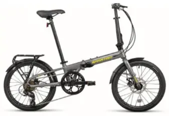 Spartan Zipp Folding Bike Urban Gray
