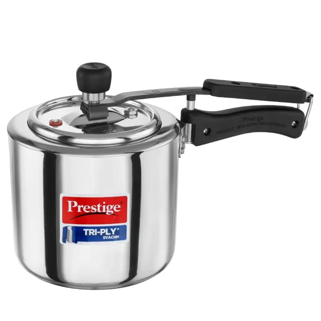 Prestige Stainless Steel Tri-Ply Inner Lid Pressure Cooker, MPT20714