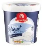 Carrefour زبادي سادة كامل الدسم