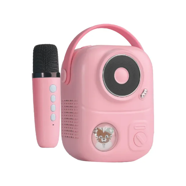 Voz Mini Karaoke Speaker with Mic, Assorted Color, VZK02
