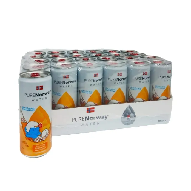 PureNorway Sparkling Water Smurf, Watermelon Pineapple