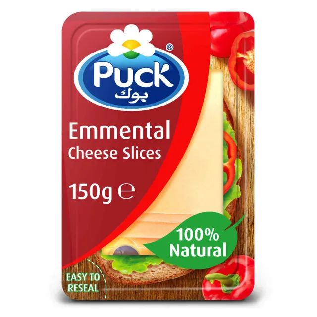 Puck Emmental Natural Cheese Slices