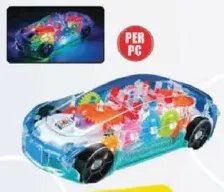 Battery Operated Crystal Car With Light & Music