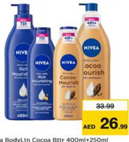 Nivea BodyLtn Cocoa Bttr