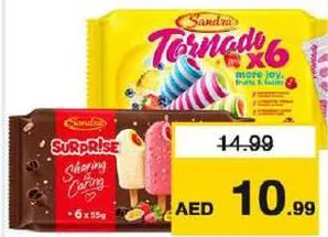 Sandra Surprise Collection/Tornado Multipack Ice Cream