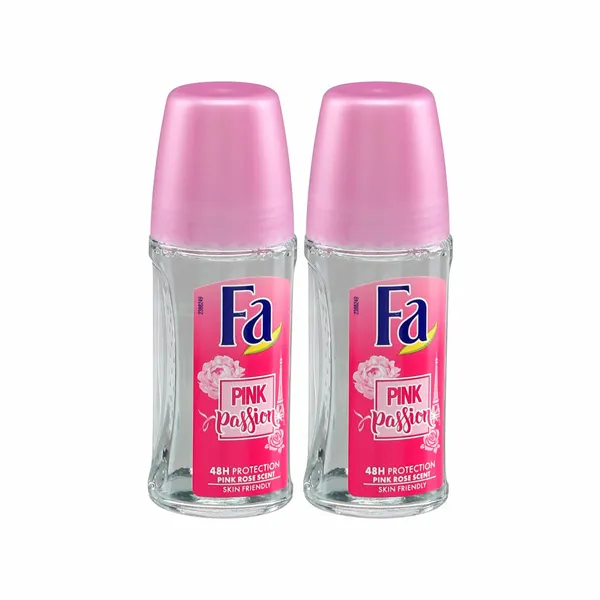 Fa Roll On Pink Passion 50Mlx2Pcs