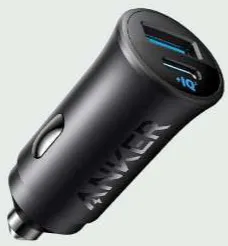 Anker USB-C 2 Port Car Charger 30W