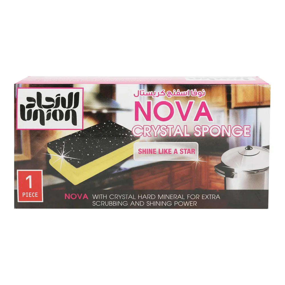 Union إسفنجة Nova Crystal - 1 قطعة