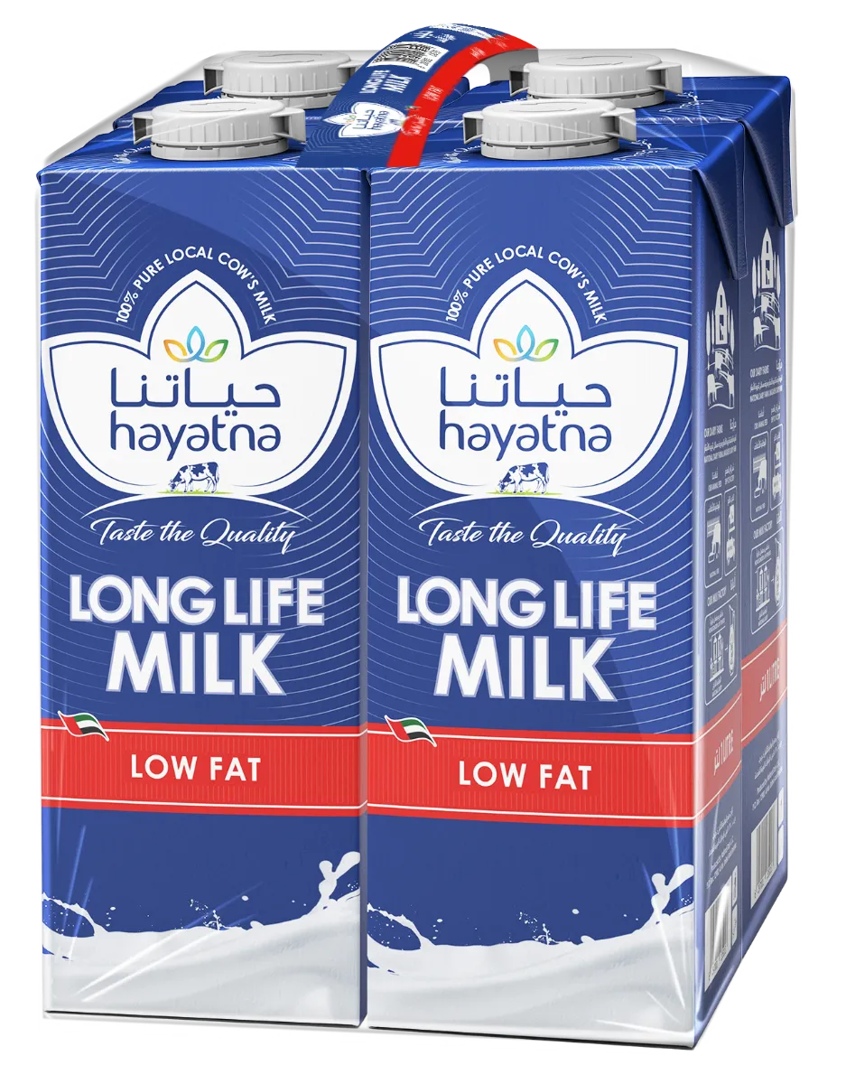 Hayatna حليب Uht قليل الدسم