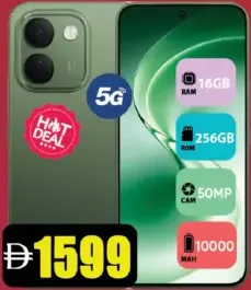 Vivo V80 Lite 5G, 8+6GB RAM, 256GB ROM, 50MP, 10000mAh
