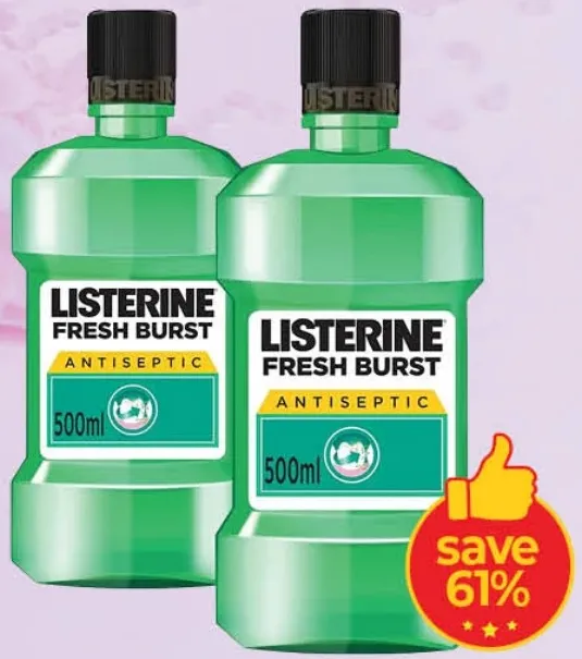 Listerine Mouth Wash Assorted