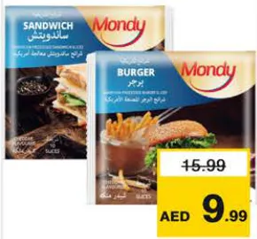 Mondy جبن برجر الروابي