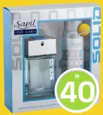Sapil Solid EDP + Deodorent Gift Set
