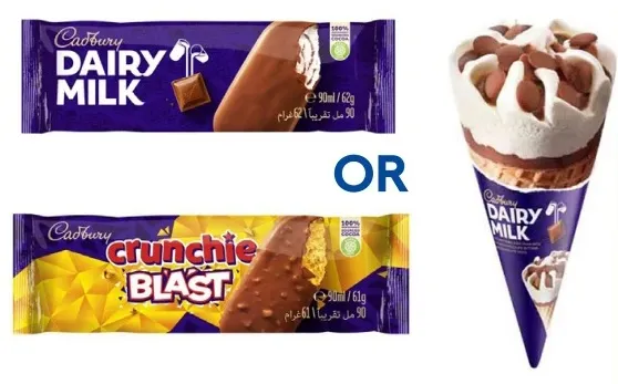 Cadbury آيس كريم كادبوري ديري
