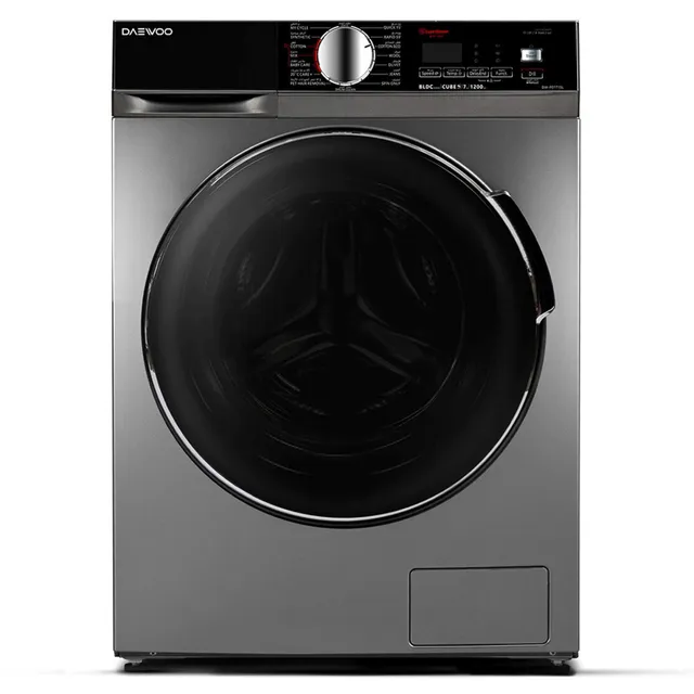 Daewoo Front Load Inverter Washing Machine DW-F0771SL, Silver