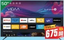 Videocon تلفزيون ذكي LED بدقة 4K