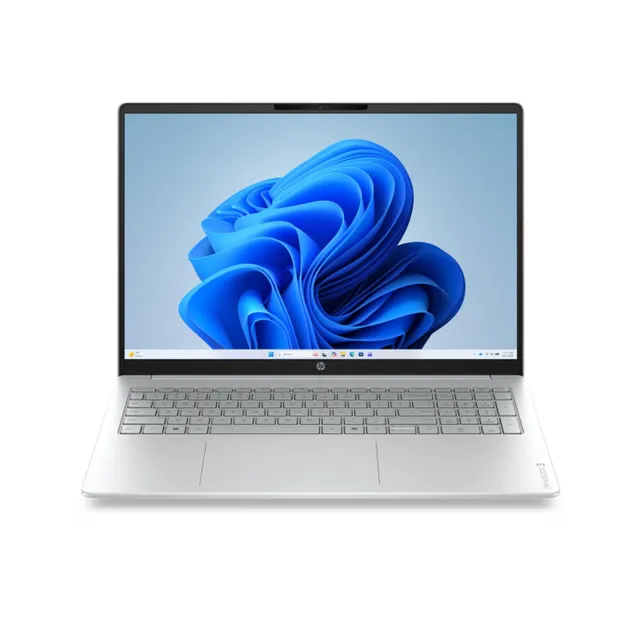 HP OmniBook 3 Laptop, Intel Core 5 320 Processor, 8 GB RAM, 512 GB SSD, Windows 11 Home, Glacier silver aluminum, 16-BU0047NE