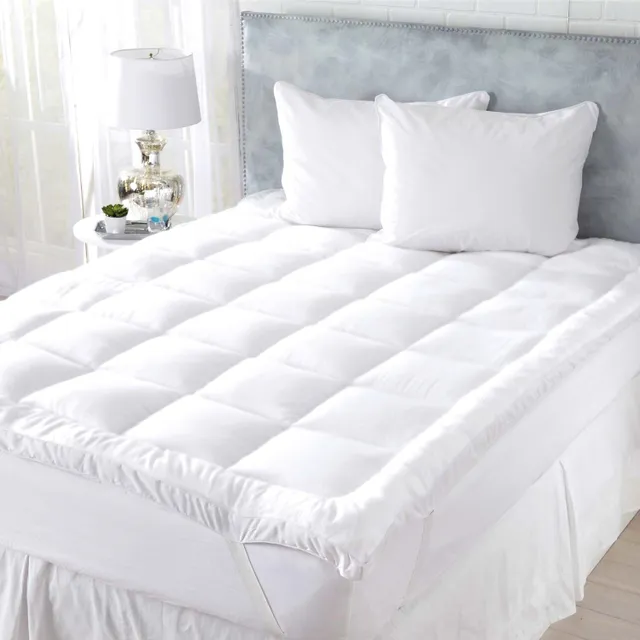 Luxury 240 TC Down Proof Mattress Topper, 150 x 200 cm