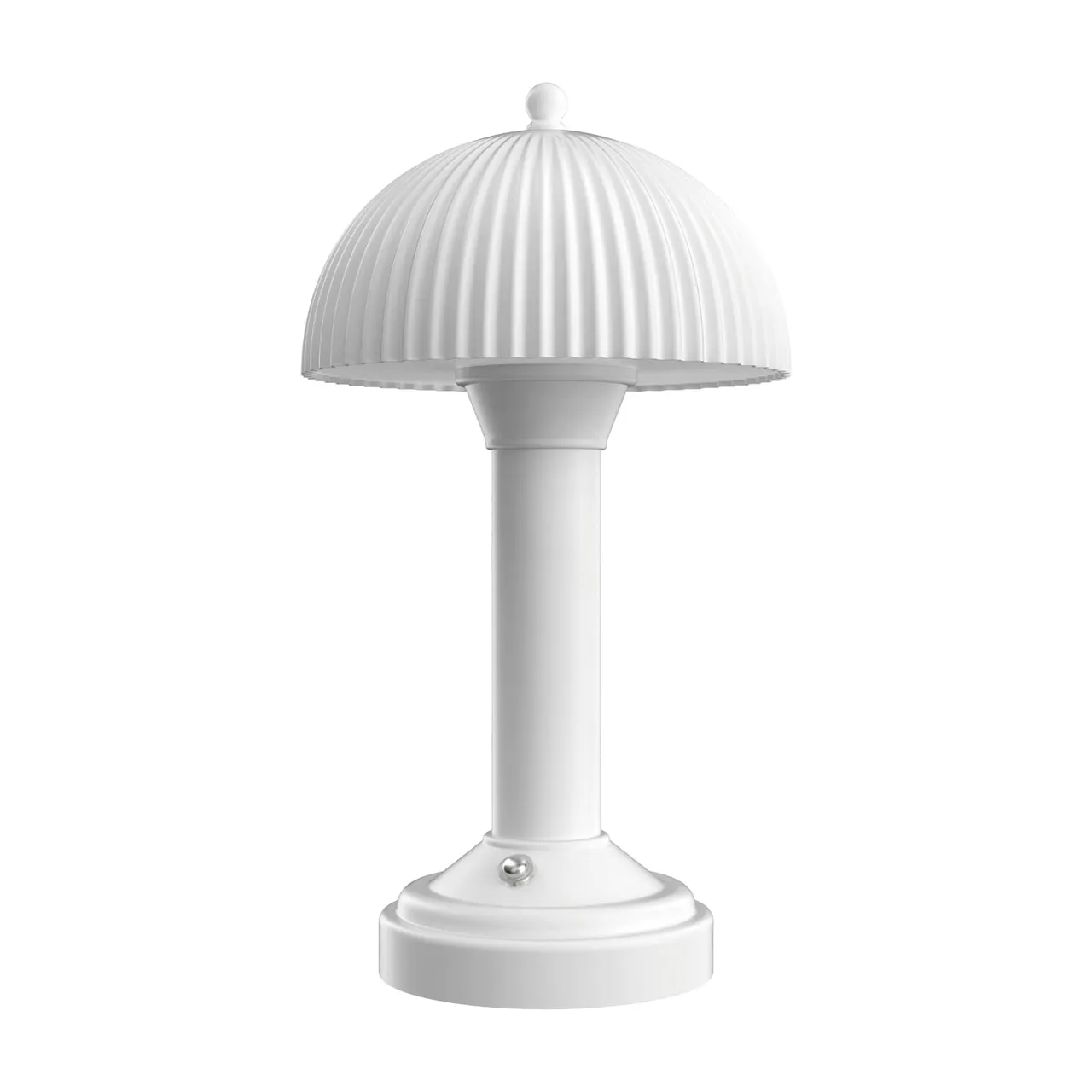 Maple Leaf Home مصباح طاولة معدني على شكل مظلة، 30 cm