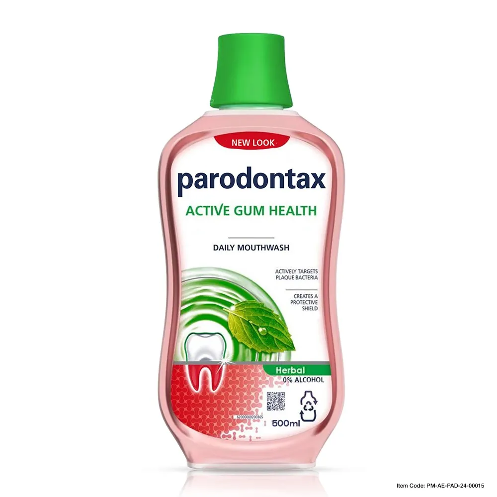 Parodontax غسول فم عشبي لصحة اللثة الفعالة