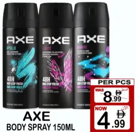 Axe body spray