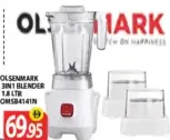 Olsenmark خلاط 3 في 1 Omsb4141N