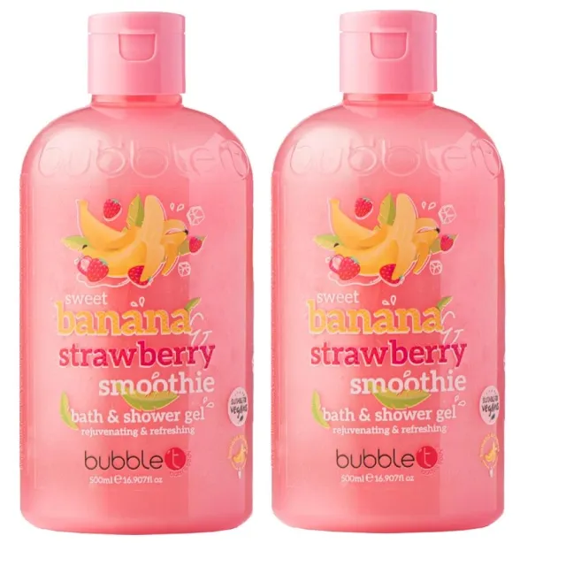 Bubble T Bath & Shower Gel Strawberry & Banana