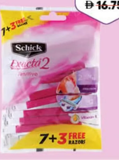 Schick Shaver Women Disposable Ex-2