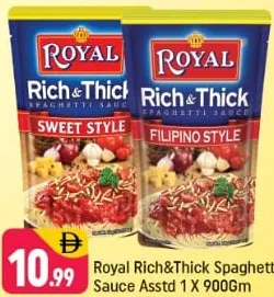 Royal Rich&Thick Spaghetti Sauce Assorted'd