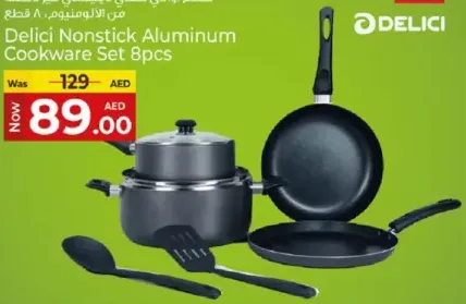 Delici Nonstick Aluminum Cookware Set