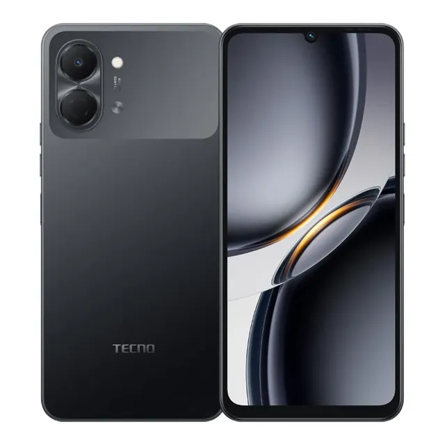 Tecno KN3 Spark Go3 4G Smartphone, 4 GB RAM, 64 GB Storage, Ink Black