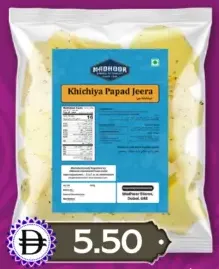 Madhoor Khicha Papad Jeera/Plain