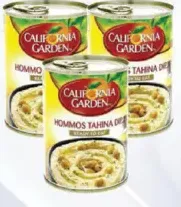 California Grden كاليفورنيا جاردن حمص بالطحينة