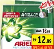 Ariel Detergent Powder Fast Dissolving